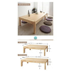 リビングテーブル スライド伸縮 おしゃれ W135-235