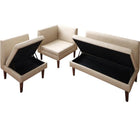 ダイニングテーブル 幅105 こたつ付き ダイニングセット 5点セット テーブル+2Pソファ2脚+1Pソファ1脚+コーナーソファ1脚