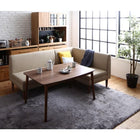 ダイニングテーブル 幅120 こたつ付き ダイニングセット 5点セット テーブル+2Pソファ2脚+1Pソファ1脚+コーナーソファ1脚