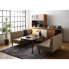 ダイニングテーブル 幅120 こたつ付き ダイニングセット 5点セット テーブル+2Pソファ2脚+1Pソファ1脚+コーナーソファ1脚