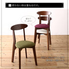 ダイニングセット コンパクト3点セット(テーブル+チェア2脚) ブラウン W68