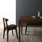 ダイニング 5点セット テーブル+チェア2脚+スツール2脚 ブラウン W115 北欧テイスト