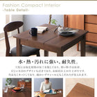 ダイニング 5点セット(テーブル+チェア4脚) ブラウン W115 北欧テイスト