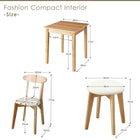 スツール ブラウン 1P 北欧テイスト