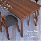 ダイニング 3点セット(テーブル+チェア2脚) ブラウン W68 カフェ ヴィンテージ