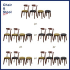 ダイニング 3点セット(テーブル+チェア2脚) ブラウン W115 カフェ ヴィンテージ