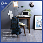 ダイニング 2点セット(テーブル+チェア1脚) ブラック×ブラウン W68 カフェ ヴィンテージ