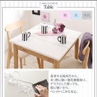 ダイニング 2点セット(テーブル+チェア1脚) W68 カワイイ