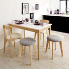 ダイニング 5点セット テーブル+チェア2脚+スツール2脚 W115