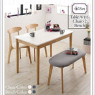 ダイニング 5点セット(テーブル+チェア4脚) W115 カワイイ