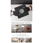 ダイニング コンパクト 2人用 おしゃれ 3点セット(テーブル+チェア2脚) ブラック×ウォールナット W68