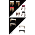 ダイニング コンパクト 2人用 おしゃれ 3点セット(テーブル+チェア2脚) ブラック×ウォールナット W115