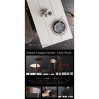 ダイニング コンパクト 4人用 おしゃれ 4点セット(テーブル+チェア2脚+ベンチ1脚) ブラック×ウォールナット W115