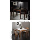 ダイニング コンパクト おしゃれ 4点セット(テーブル+チェア2脚+スツール1脚) ホワイト×ナチュラル W68