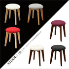 ダイニング 5点セット テーブル+チェア2脚+スツール2脚 ホワイト×ナチュラル W115