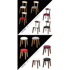 ダイニングチェア 1脚 ダイニング コンパクト おしゃれ ホワイト×ナチュラル