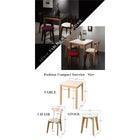 ダイニングチェア 1脚 ダイニング コンパクト おしゃれ ホワイト×ナチュラル