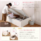 ショート丈収納ベッド 組立設置 薄型プレミアムボンネルコイル シングル ショート丈 深さグランド