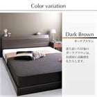 すのこベッド ラテックス入り国産ポケットコイル シングル 棚・コンセント付き レザー