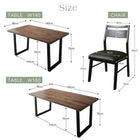 ダイニングチェア 2脚組