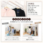 ロフトベッド シングル 高さが選べるロフトベッド ベッドフレームのみ ハンガーポール付タイプ スーパーハイ