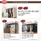 ロフトベッド シングル 高さが選べるロフトベッド ベッドフレームのみ カーテン ハンガーポール付タイプ ハイ