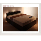 収納ベッド ガス圧式跳ね上げ 薄型スタンダードボンネルコイル 縦開き シングル 深さレギュラー