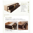 組立設置付 シンプルチェストベッド 薄型プレミアムボンネルコイルマットレス セミシングル