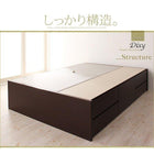 組立設置付 シンプルチェストベッド 薄型プレミアムボンネルコイルマットレス セミダブル