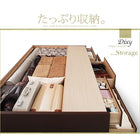 お客様組立 シンプルチェストベッド 薄型プレミアムボンネルコイルマットレス セミダブル