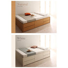 お客様組立 シンプルチェストベッド 薄型抗菌国産ポケットコイルマットレス シングル