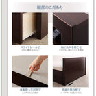 組立設置付 チェストベッド 薄型プレミアムボンネルコイルマットレス セミシングル