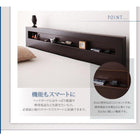 組立設置付 チェストベッド 薄型プレミアムボンネルコイルマットレス セミシングル