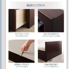 組立設置付 チェストベッド 薄型抗菌国産ポケットコイルマットレス セミダブル