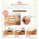 チェストベッド セミシングル 日本製 ヘッドレス大容量コンパクト 薄型プレミアムボンネルコイルマットレス付き ショート丈