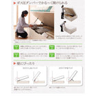 跳ね上げ収納ベッド 薄型プレミアムポケットコイル 横開き ヘッドレス シングル ショート丈 深さグランド