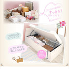 跳ね上げ式収納 ベッド コンパクト 専用別売品(敷パッド+ボックスシーツ2枚セット) シングル ショート丈