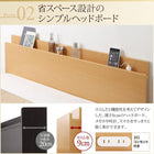 ベッド セミダブル ベッド 跳ね上げ 収納 薄型プレミアムポケットコイル 縦開き 組立設置付 深さグランド