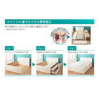 チェストベッド セミダブル 日本製 棚 コンセント付き 大容量 薄型スタンダードポケットコイルマットレス付き