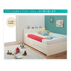 チェストベッド セミダブル 日本製 棚 コンセント付き 大容量 薄型プレミアムボンネルコイルマットレス付き