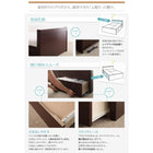 収納ファミリーベッド 薄型プレミアムボンネルコイル B+B ワイドK200