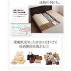 組立設置付 布団が収納できるチェストベッド 薄型抗菌国産ポケットコイルマットレス シングル