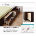 お客様組立 布団が収納できるチェストベッド 薄型プレミアムポケットコイルマットレス セミダブル
