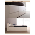 チェストベッド 組立設置付 薄型プレミアムボンネルコイル セミシングル