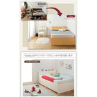 チェストベッド シングル 日本製 棚 コンセント 仕切り板付き 大容量 薄型スタンダードボンネルコイルマットレス付き