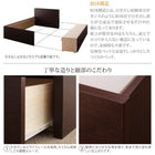 チェストベッド 組立設置付 薄型抗菌国産ポケットコイル セミダブル