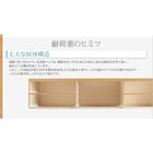 収納ベッド 国産 組立設置付 薄型スタンダードボンネルコイル ダブル