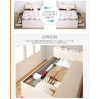 収納ベッド 国産 薄型抗菌国産ポケットコイル セミシングル