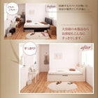 ベッド セミダブル ベッド 跳ね上げ 収納 薄型抗菌ポケットコイル 横開き 深さグランド 組立設置付