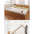 跳ね上げ ベッド 収納 シングル 薄型プレミアムボンネルコイル 縦開き 深さラージ お客様組立
